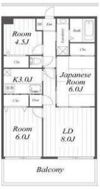 ダイアパレス香里園プライムスクエアの間取り画像