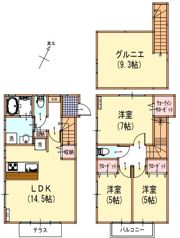 サンライズ山手の間取り画像