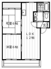 ダイユウプラザBの間取り画像