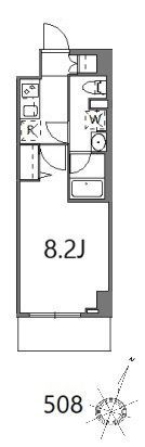 ティーステージジェイアール浜川崎の間取り画像