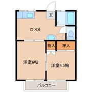ソシアルユカリの間取り画像