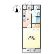 ジュネス祇園の間取り画像