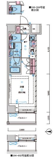 GENOVIA北池袋Ⅱの間取り画像