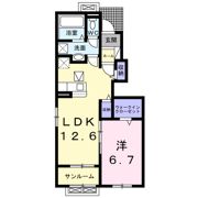 シェノン前田Bの間取り画像
