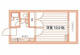 YNG西坂Ⅴの間取り画像
