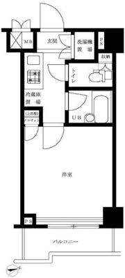 ルーブル京浜蒲田の間取り画像