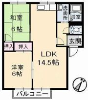 フレグランス天応C棟の間取り画像