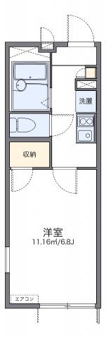 レオパレスカサ ヴェルデの間取り画像