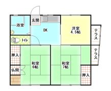 池田ハイツの間取り画像