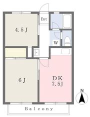 Fフラット町谷Ⅰの間取り画像