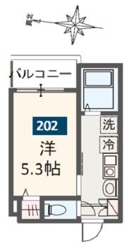 MELDIA南行徳の間取り画像