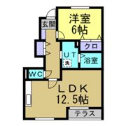 クレールコートの間取り画像