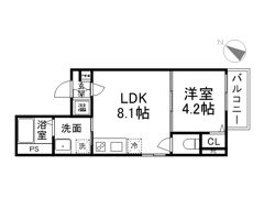 MAXIV CITY神戸鷹取DUEの間取り画像