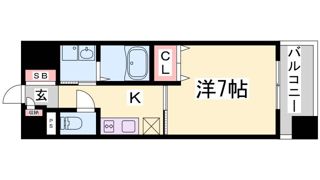 KHKコート板宿の間取り画像