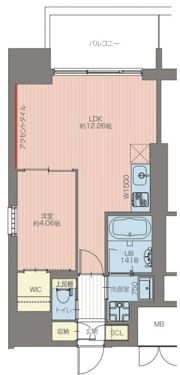 レオングラン本町橋の間取り画像