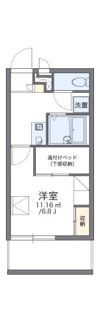 レオパレスラフレシールの間取り画像