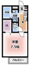 ビラージュドゥカルムの間取り画像