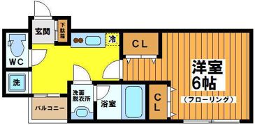 ラック上北沢の間取り画像