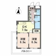 ジュネス中浦和の間取り画像