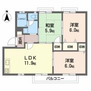 フレグランス小坂 C棟の間取り画像