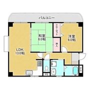 クオーレ江坂の間取り画像
