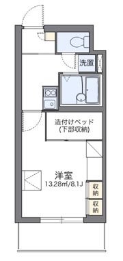 レオパレスサランズ日吉の間取り画像