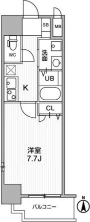 LaDouceur梅田Eastの間取り画像