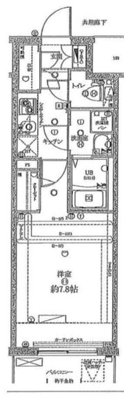 Rising place西浅草の間取り画像