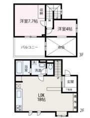 鈴森villageの間取り画像