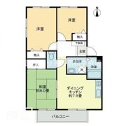 フォブール八坂Bの間取り画像