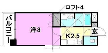 マリアージュ朝生田の間取り画像