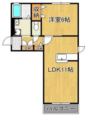 五ツ石の庄II A棟の間取り画像