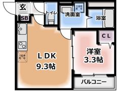 キアラ寿の間取り画像