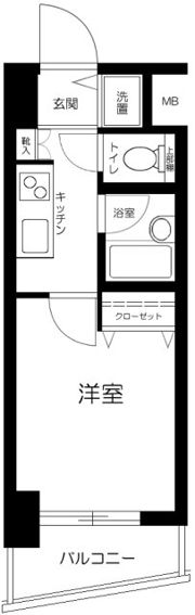 クレアシオン六本木の間取り画像