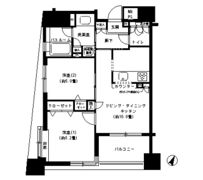 パークキューブ市ヶ谷の間取り画像