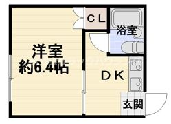 太子橋駅前ハイツ2の間取り画像