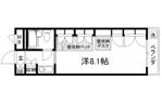 セレーネ田辺Ⅲ-Aの間取り画像