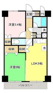 フレール仙台泉中央の間取り画像