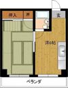 第1アリストマンションの間取り画像