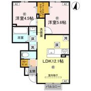 クレストの間取り画像