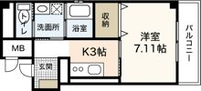 L－あまつはらの間取り画像