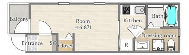 Abbey Gardenの間取り画像