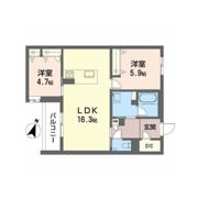 シャーメゾン菊陽の間取り画像
