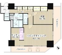 トレステージ目黒の間取り画像