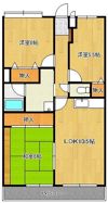 ヴェネーレ徳力の間取り画像