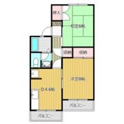 アルモニーデメゾンA棟の間取り画像