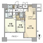 グランリビオ芝大門の間取り画像