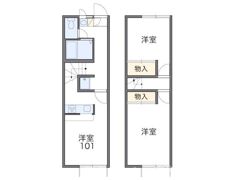 レオパレスロワール三条Bの間取り画像