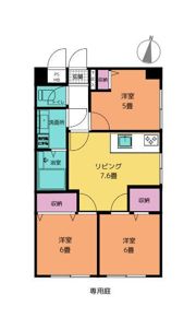 カーサソラール大門の間取り画像