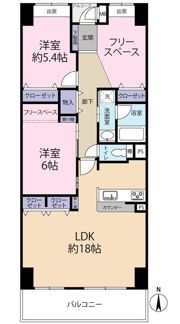 ハーモニア新町の間取り画像